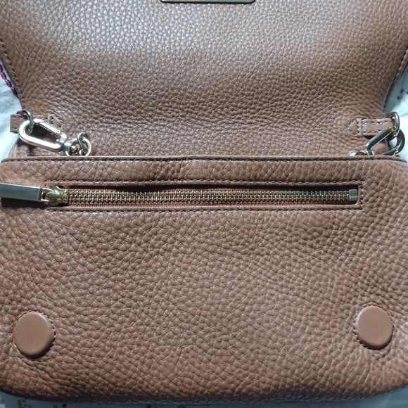 Tory Burch Camel Leather Crossbody Bag - Picture 5 of 15